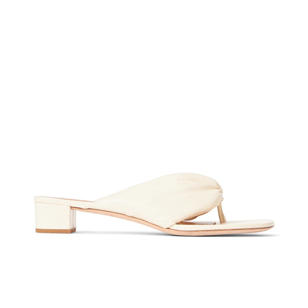 STAUD Dahlia Sandal, leather upper and bottom, like new, 38 (size 7)